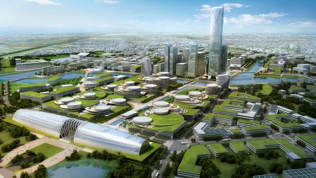 A $30 billion plan for a hi-tech super city in Melbourne’s western suburbs fell over in mid-2019. Picture: Supplied