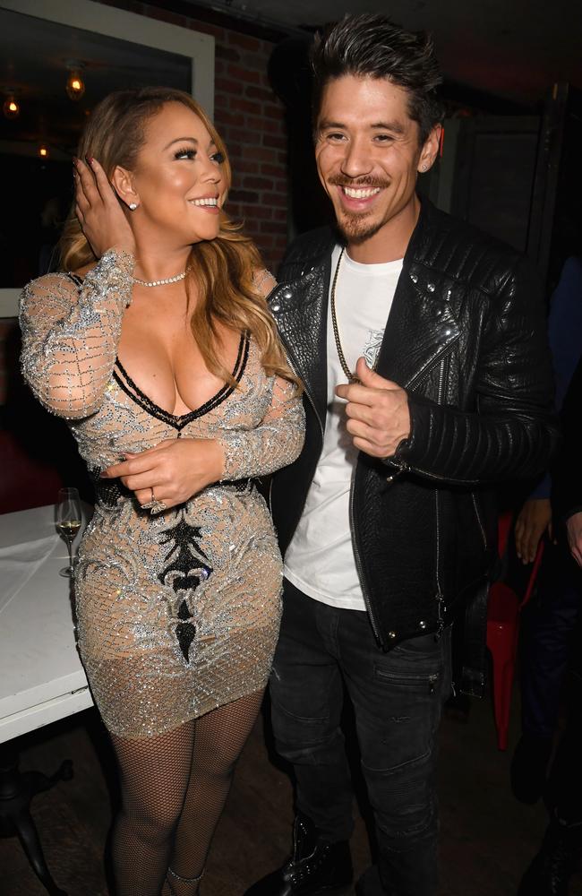 Is Mariah going down the J Lo route and hooking up with her backup dancer? Picture: Jeff Kravitz/FilmMagic for Mirage Entertainment