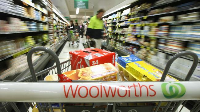 Shares in Woolworths ended down 26c at $36.12. Picture: Bloomberg