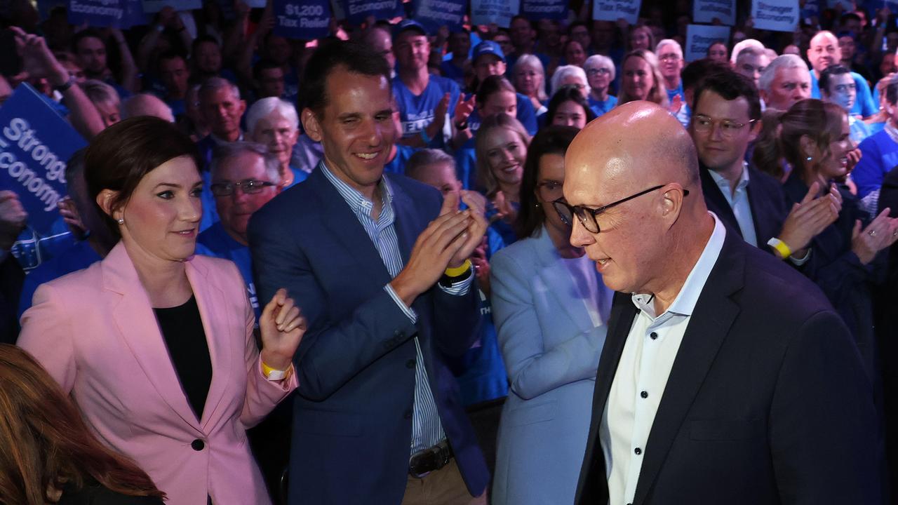 Dutton, Albo in brutal last minute dashes to win undecided voters