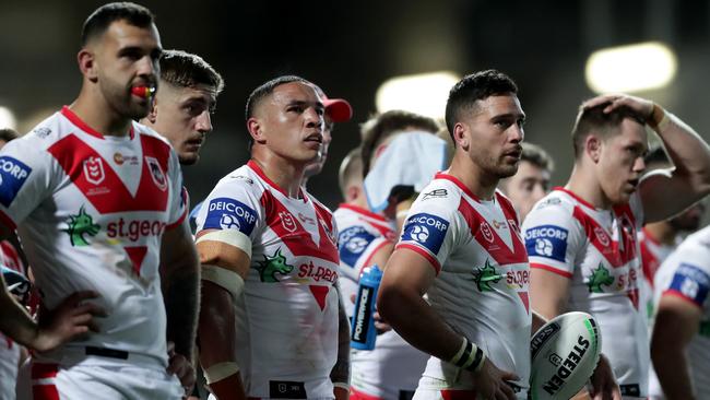 The Dragons suffered a disappointing 14-10 loss to the Gold Coast in Round 16. Picture: Mark Metcalfe/Getty Images