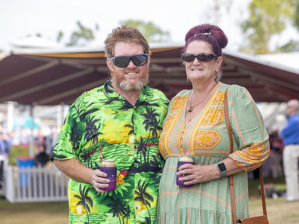 From FNQ Peter and Trudie Kane enjoying themselves at the Ladies Day 2022 races. Picture: Floss Adams.