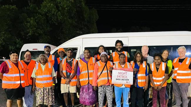 Jurnkkurakurr volunteers out and about in Tennant Creek supporting police and the Julalikari Council Night Patrol.