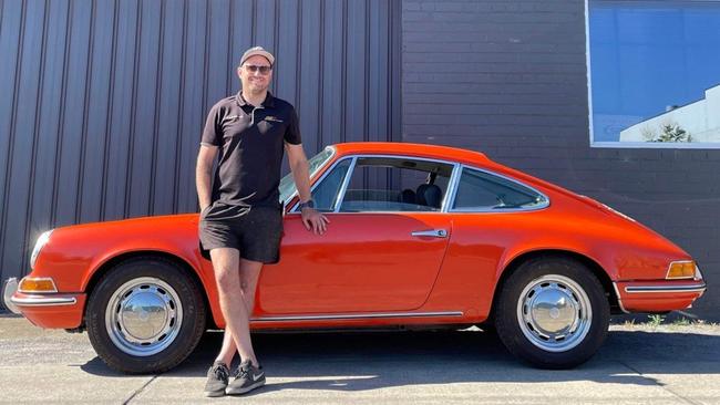 Jay Medlen plans to lower his Porsche 912. Picture: Supplied