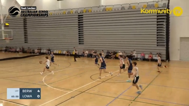 Replay: Basketball Australia School Championships Day 2 - (17B1) Berwick College v Lowanna College