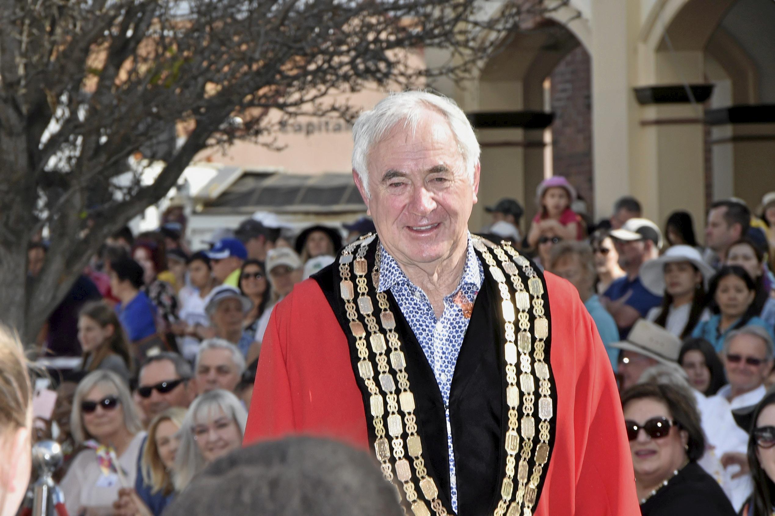 TRC Mayor Paul Antonio. Visitors to the 70th Carnival of Flowers were treated to a Freedom of the City ceremony.  Carnival of Flowers 2019: Freedom of the City. September 2019. Picture: Bev Lacey