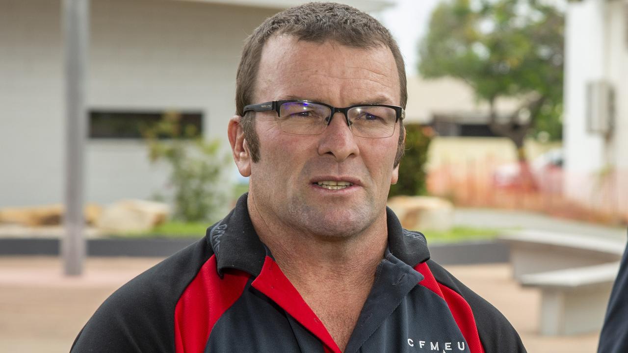 CFMEU Mining and Energy Queensland district president Stephen Smyth. Picture: Daryl Wright