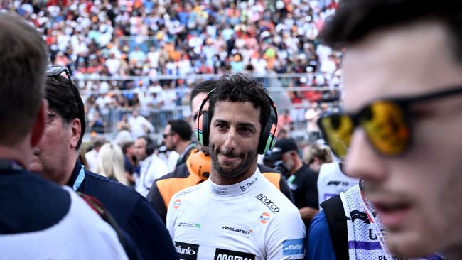 Daniel Ricciardo is having a tough time blocking out the external noise over his performances.