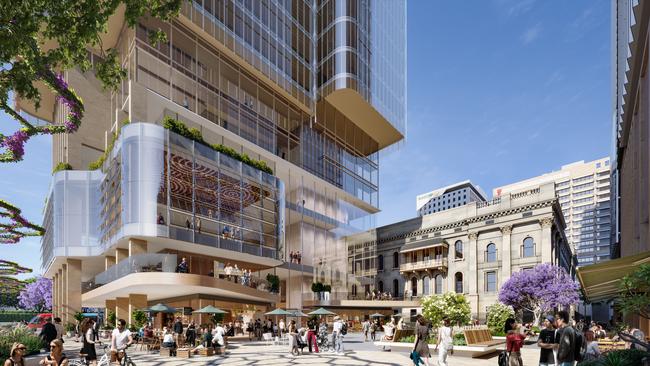 The state government has announced plans for a second Walker Tower at Festival Plaza. Picture: Supplied