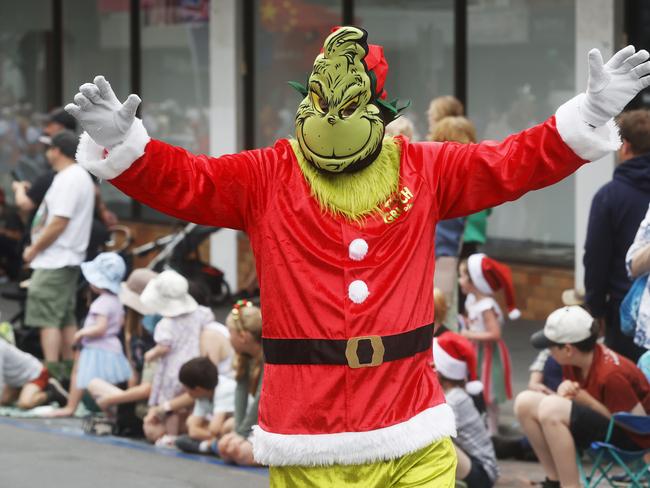 The Grinch. Hobart Christmas Pageant 2024. Picture: Nikki Davis-Jones