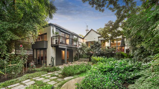 Australia II skipper John Bertrand and his wife Rosa sold their South Yarra three-bedroom, three-bathroom home, which had an initial $7m to $7.7m price guidance.