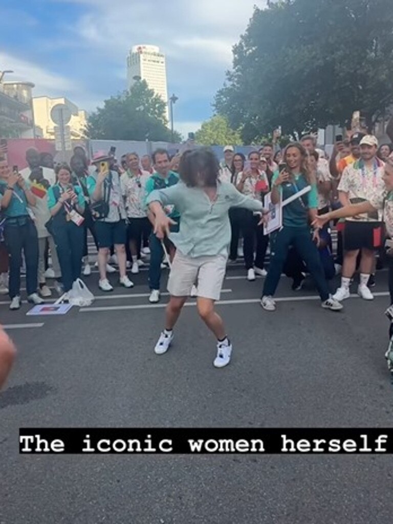 Rachel ‘Raygun’ Gunn, a cult hero of the Australian team, was embraced by the contingent despite controversy over her inclusion. Picture: Instagram