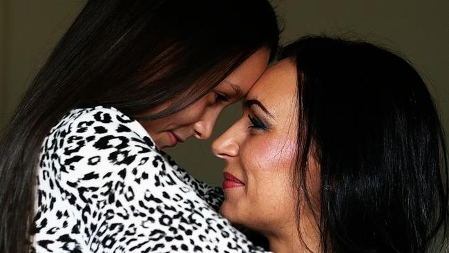 Anita Ciancio with daughter Montana, who was abducted from a suburban shopping centre 10 years ago. Montana is now 10. Picture: Tim Carrafa