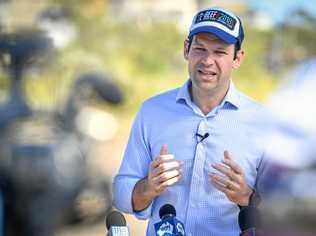 Minister for Resources and Northern Australia Matt Canavan said the Satellite-Based Augmentation System could revolutionise a variety of industries, including mining, farming and even within the disability sector. Picture: Matt Taylor GLA090519ODOWD