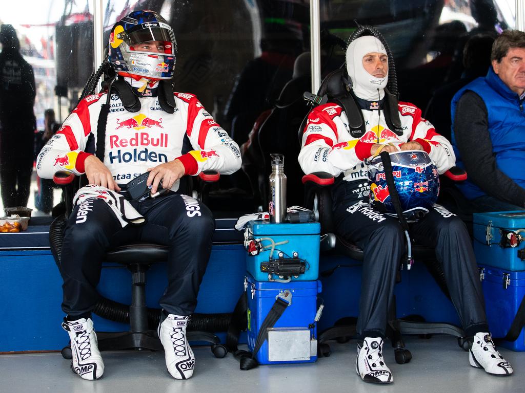 Shane van Gisbergen and Jamie Whincup. (Photo by Daniel Kalisz/Getty Images)