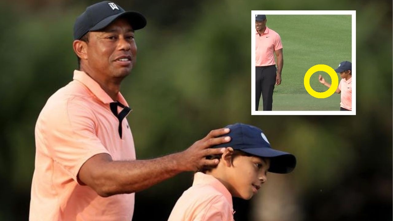 Charlie Woods goes viral alongside Tiger Woods at PNC Championship news.au — Australias leading news site