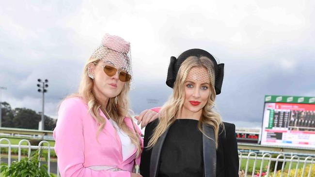 Tegan Lamb and Imika Neylan at the Noosa Cup Race Day. Picture: Patrick Woods.