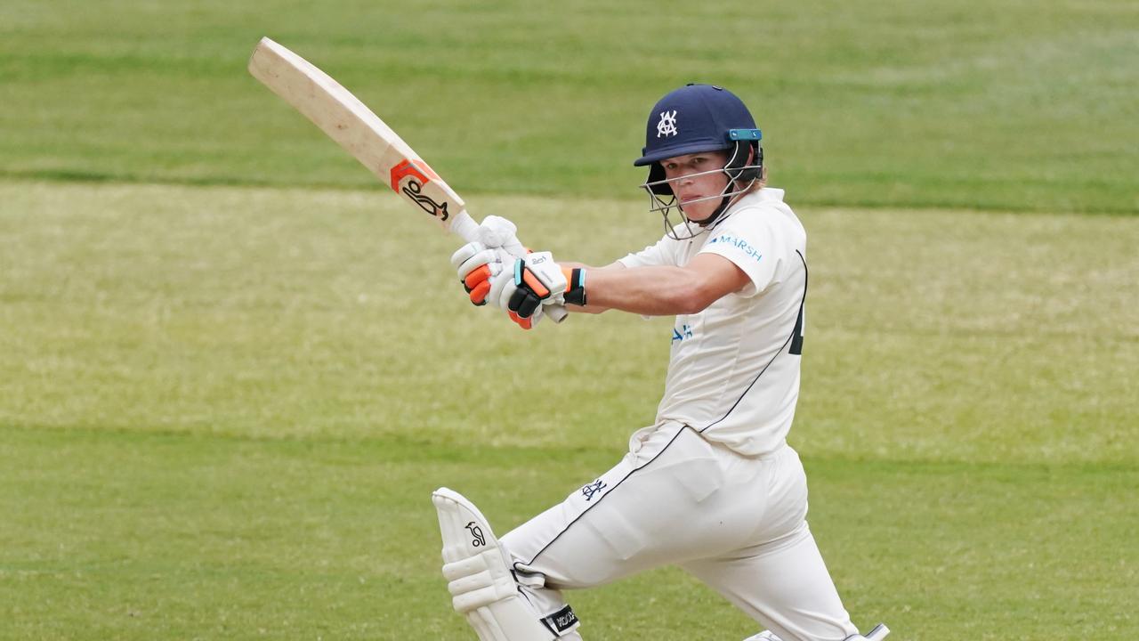 Jake Fraser-McGurk made a half-century for Victoria on debut. Photo: Michael Dodge