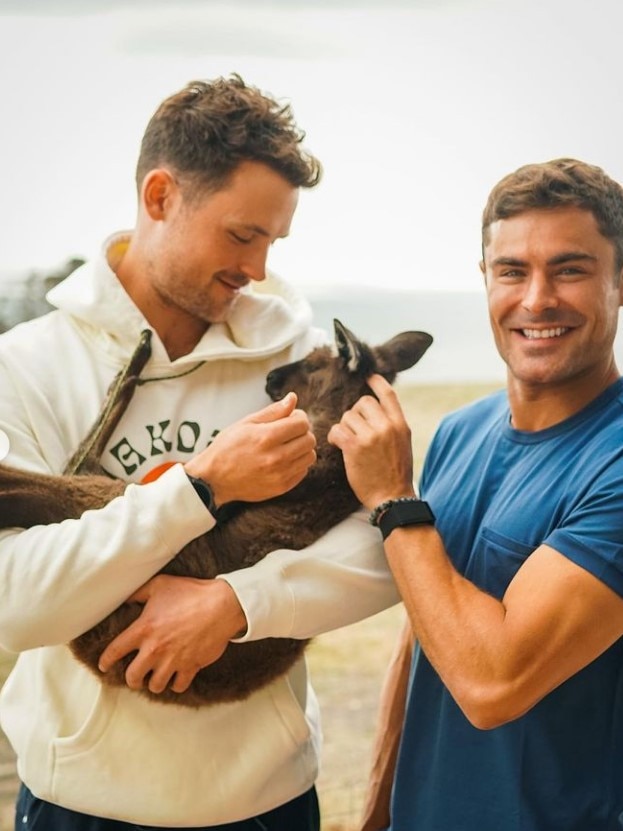 Zac Efron and brother Dylan Efron at Kangaroo Island Australia. Picture: zacefron/Instagram