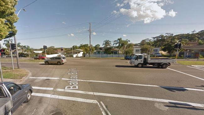 Police waited behind Wynen before she turned right onto the Central Coast Highway and sped off. Picture: Google Maps