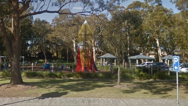 Lions Park at Long Jetty, commonly known as the rocket park, has been an iconic playground for generations. Picture: Google