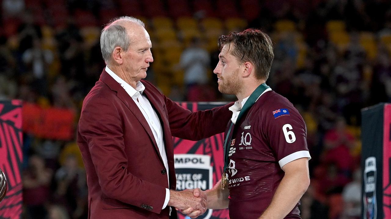 Wayne Bennett believes Storm star Cameron Munster would be a good fit for the Dolphins. Picture: Bradley Kanaris/Getty Images