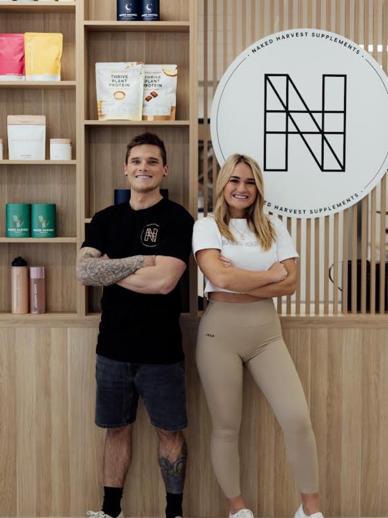 Brother and sister duo Cooper and Georgie Stevenson, co-founders of Naked Harvest