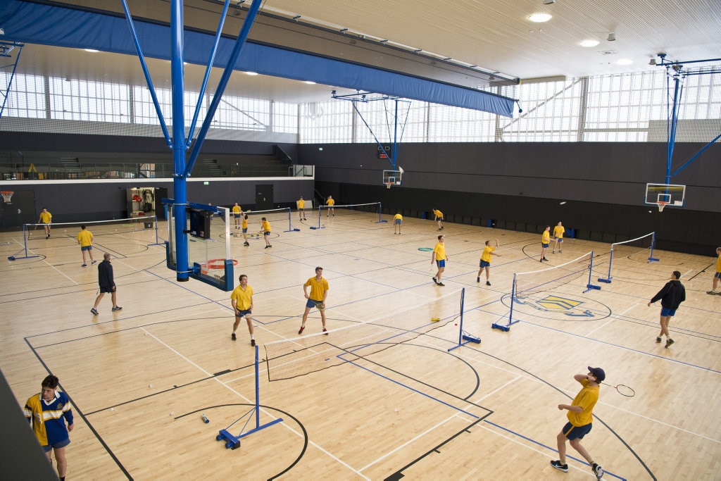 The new Toowoomba Grammar School gymnasium, Tuesday, July 24, 2018. Picture: Kevin Farmer