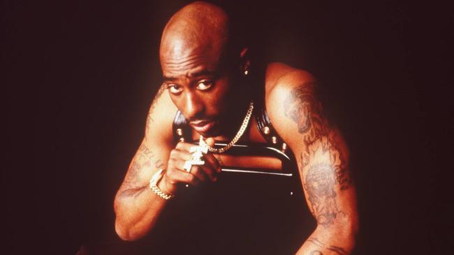 Rapper rap singer Tupac Shakur.