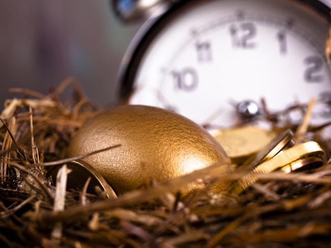 clock, australian money, superannuation, nest egg