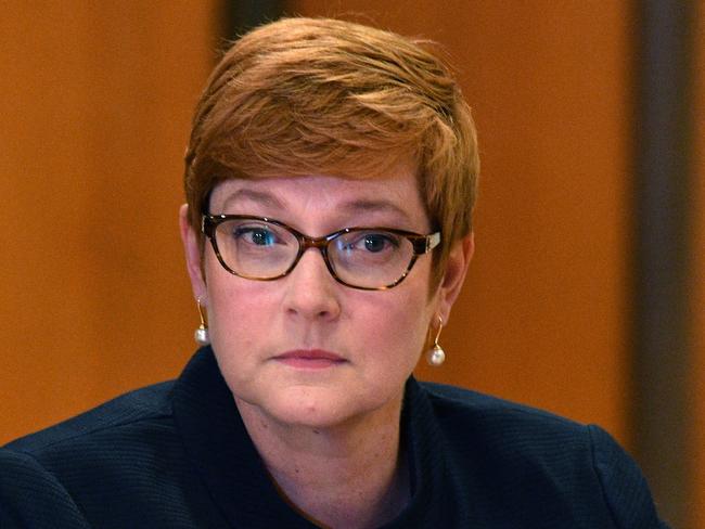 Marise Payne is replacing Julie Bishop as Australia’s new Foreign Minister. Picture: AAP