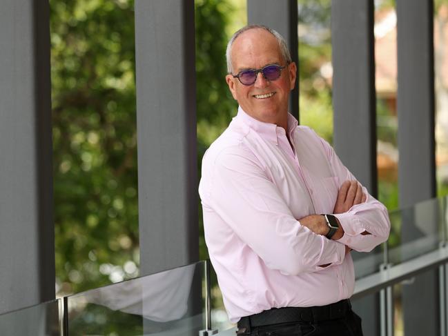 31/10/2018 : Allan English at his home in St Lucia, Brisbane. Allan is the chairman of hospitality industry business Silver Chef and also started a philanthropic foundation. Lyndon Mechielsen/The Australian