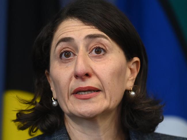 SYDNEY, AUSTRALIA - NewsWire Photos October 1 2021: Premier Gladys Berejiklian resigns after ICAC investigation announcement.Picture: NCA NewsWire / Jeremy Piper