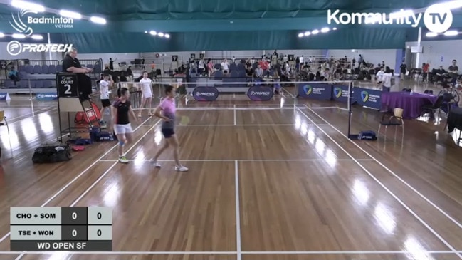 Replay: Victorian Open Badminton Championships Day 2 - (Womens Doubles) Joyce Choong & Gronya Somerville v Ying Tse & Jasmine Wong