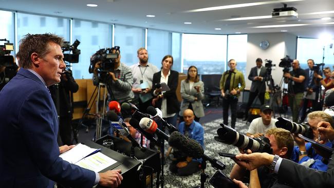 The treatment of Attorney-General Christian Porter has not been merely trial by media but a deliberate, malicious and anti-democratic campaign by some journalists and their political comrades. Picture: Getty