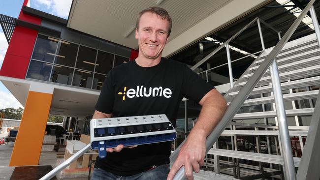 Ellume founder and chief executive Dr Sean Parsons said the new facility would produce up to 15 million tests a month. Picture: Annette Dew