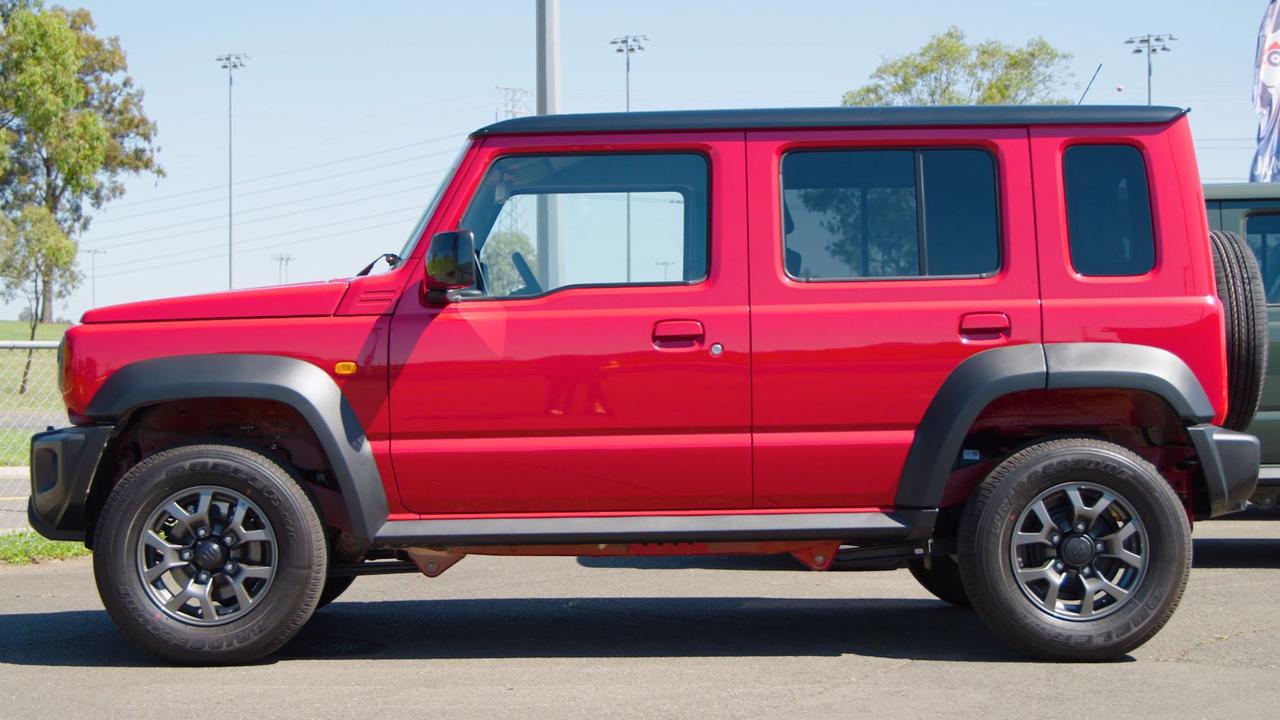 The longer Jimny adds plenty of convenience inside.