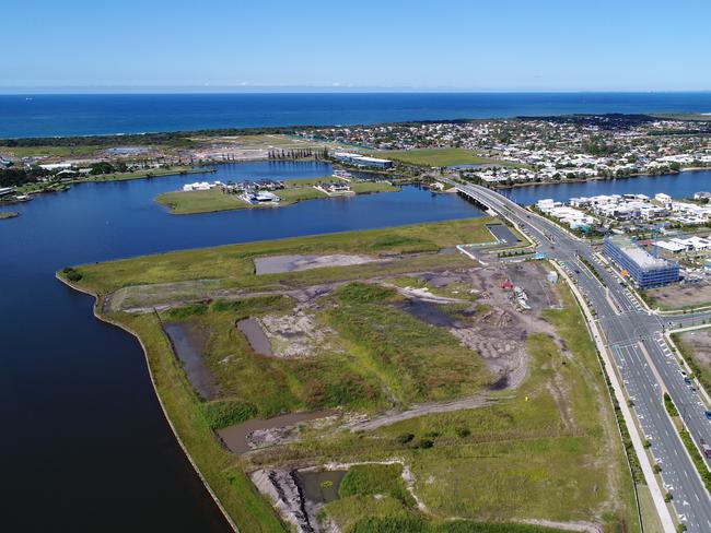 DRONE: Aerial photos of the development at Birtinya, Sunshine Coast.