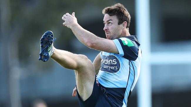 In Maloney and Cleary the Blues boast two excellent kickers.