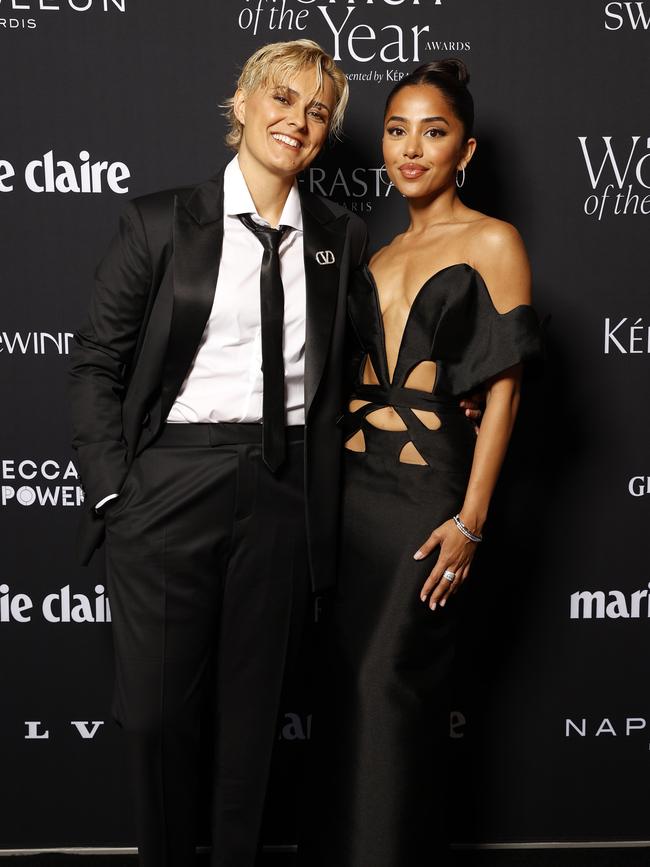 Maria Thattil and her girlfriend Moana Hope. Picture: Jonathan Ng