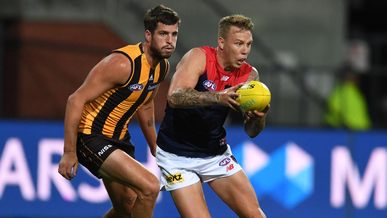 Melbourne and Hawthorn are both planning to return to training on May 4. (Photo by Steve Bell/Getty Images)