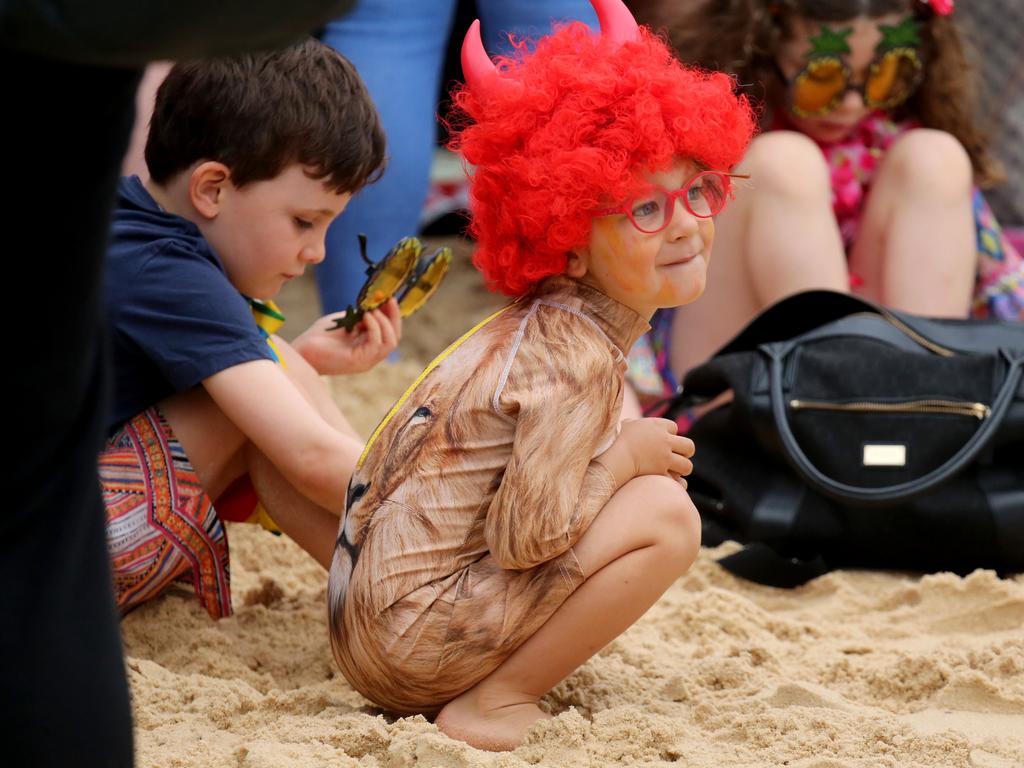 ROYAL TOUR - Visit to BONDI. People start to gather at Bondi beach ahead of the visit by The Duke and Duchess of Sussex, Prince Harry and his wife Meghan. Picture: Nathan Edwards