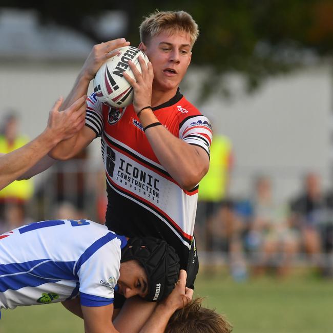 Aaron Payne Cup 2023. Ignatius Park College against Kirwan High at Kirwan High. Kirwan's Kaiden Lahrs. Picture: Evan Morgan