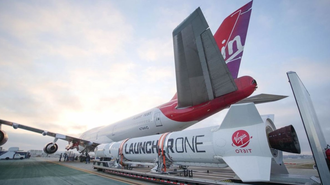 Virgin Orbit's LauncherOne can launch satellites into space. Picture: Virgin Orbit