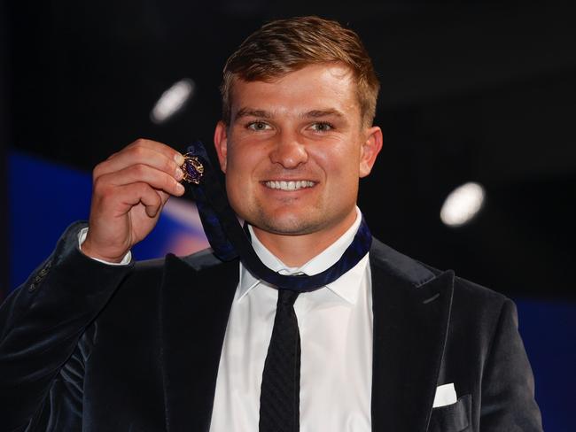 Ollie Wines is the latest midfielder to win the Brownlow. (Photo by Michael Willson/AFL Photos via Getty Images)