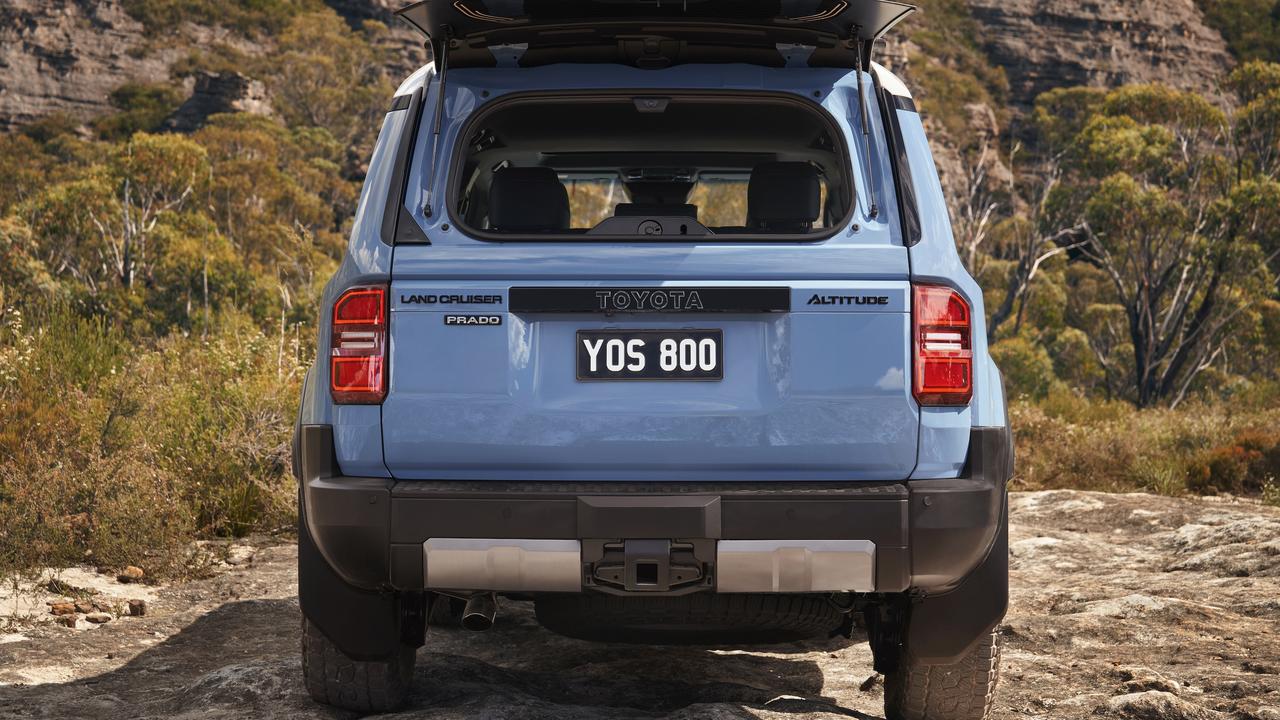 A split tailgate makes the Prado a practical pick. Picture: Supplied