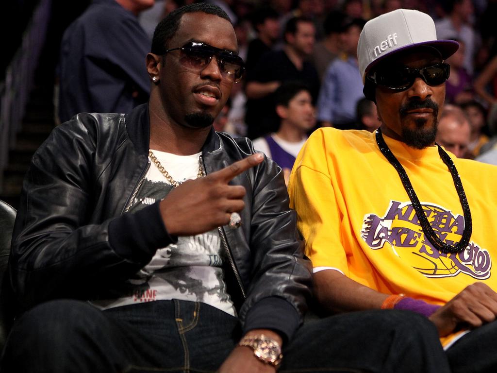 Sean "Diddy" Combs and rapper Snoop Dogg. Picture: Getty Images