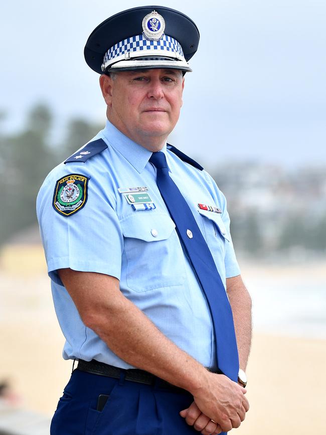 Northern Beaches Local Area Supt Dave Darcy has sent a letter to parents warning them about their badly behaved children. Picture: Joel Carrett.. (AAP Image/Joel Carrett)