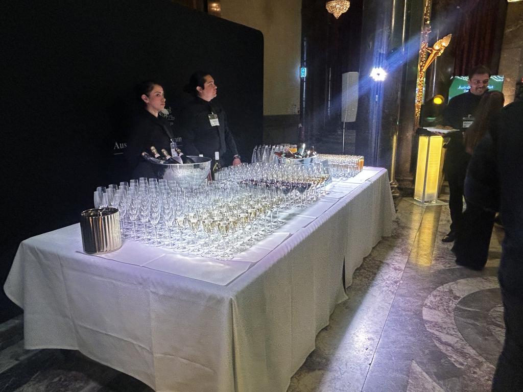 Canapés and drinks were on the menu. Picture: Sophie Elsworth