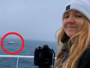 A haunting video shows the last-known sighting of the Titan vessel before it disappeared into the depths of the ocean with five crew onboard.